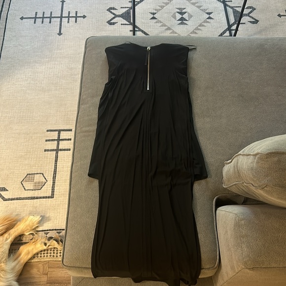 Helmut Lang Strapless Panel Black Dress - Picture 3 of 4